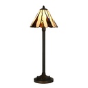 Lampada da tavolo Tiffany Beige Ø 20x60 cm E14/max 1x40W