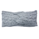 Bande de cheveaux 10x22 cm Gris