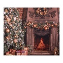 Tappeto da Parete albero di Natale Marrone verde 180x1x210 cm
