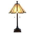 Tafellamp Tiffany Ø 40x67 cm E27/max 2x60W