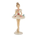 Decoration Ballerina White Beige Ø 10x24 cm