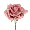 Fiori Finti Rose Rosa Verde 10x10x35 cm
