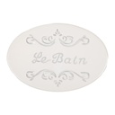 Porte-savon Blanc 13x9x3 cm
