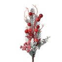 Weihnachtsdeko Ast Rot Grün 8x7x27 cm