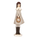 Décoration Enfant Gris Marron 10x8x30 cm