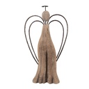 Decorazione Natalizie Angelo Marrone 14x4x26 cm