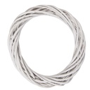 Decoration Couronne Blanc Ø 20x4 cm