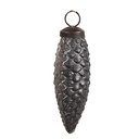 Boule de Noël Couleur argent Ø 5x11 cm