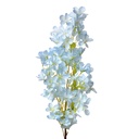 Rami Artificiali Decorativi con fiori Blu Verde 15x8x100 cm