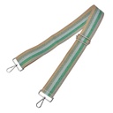 Taschengurt Beige Grün 5x140 cm