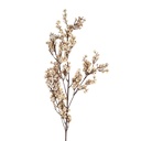 Fleur artificielle Blanc Marron 10x8x104 cm