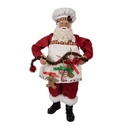 Weihnachtsdeko Weihnachtsmann Rot 16x8x28 cm
