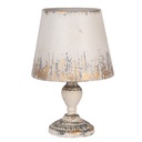 Tischlampe Beige Grau Ø 32x47 cm E27/max 1x60W