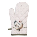 Gant de four Beige Marron 18x30 cm