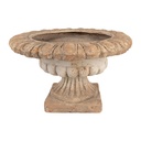 Vaso Porta Pianta Marrone Beige Ø 61x35 cm