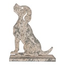 Decorativa Cane Grigio Beige 16x8x19 cm