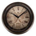 Horloge murale Marron Beige Ø 23x5 cm / 1xAA