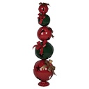Decorazione Palla di natale Rosso Verde 53x44x135 cm