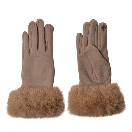 Handschoenen 8x24 cm beige
