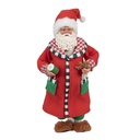 Decoratie kerstman 15x9x28 cm