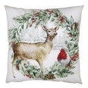 Coussin rempli Beige Vert 45x45x4 cm