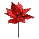 Weihnachtsdeko Blume Rot Ø 23x27 cm