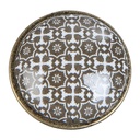 Türknopf Braun Weiß Ø 2x2 cm / S2 cm