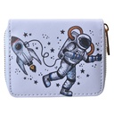 Wallet White Grey 11x9 cm
