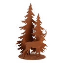 Décoration Sapin de Noël Marron 30x25x50 cm