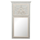 Miroir mural Gris 65x5x120 cm