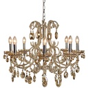 Lampadario Beige Ø 70x58 cm E14/max 8x40W