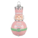 Boule de Noël Rose Vert Ø 6x12 cm