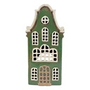 Waxinelichthouder huis 12x9x26 cm