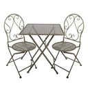Tafel + 2 stoelen 60x60x70 / 50x40x93 cm (2)