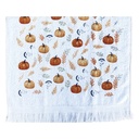 Asciugamano Ospite Bianco Arancio 40x66 cm