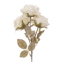 Decorazione ramo con fiori Bianco 64 cm