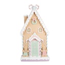 Dekoration Haus Braun Rosa 50x15x93 cm