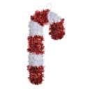 Decorazione Natalizia bastoncino di zucchero Rosso Bianco 18x5x36 cm