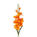 Decoratie tak met bloemen 95 cm