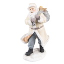 Decoratie kerstman 11x9x21 cm