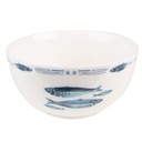 Bol de soupe Blanc Bleu Ø 14x7 cm / 500 ml