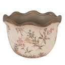 Vaso Porta Pianta Beige Rosa Ø 17x11 cm