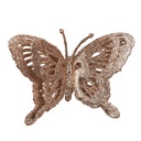 Decoratie vlinder 12x2x9 cm