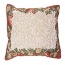 Coussin rempli Beige Rouge 45x45x4 cm
