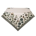 Tischdecke Quadratisch Beige Grün 100x100 cm