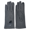 Handschoenen 8x24 cm grijs