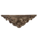 Mensole a Muro Marrone Grigio 73x21x29 cm