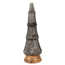 Decorazioni Natalizie Albero di natale Color argento Nero Ø 15x44 cm
