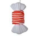 Weihnachtsdeko Anhänger Süßigkeiten Weiß Rot 11x8x20 cm