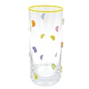 Verre d'eau Transparent Jaune Ø 6x15 cm / 350 ml